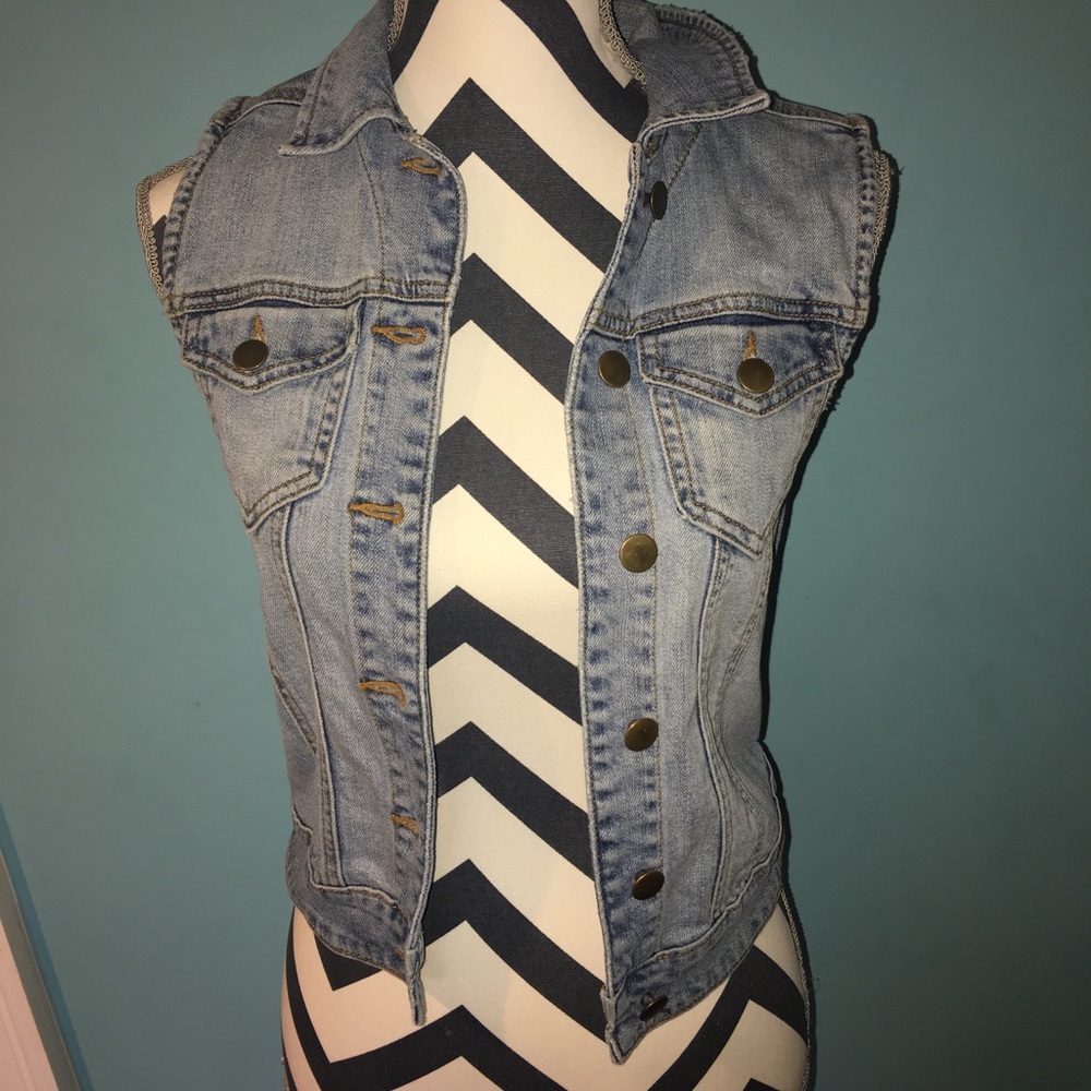 RUBBISH denim vest
